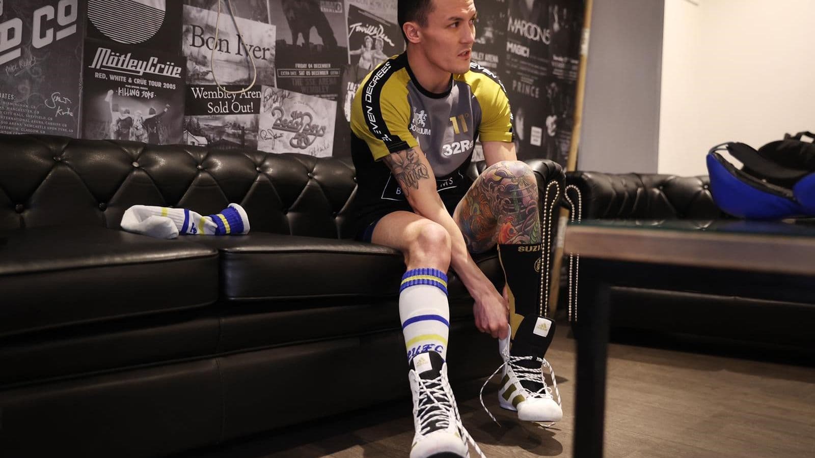 Josh Warrington Dressing Room