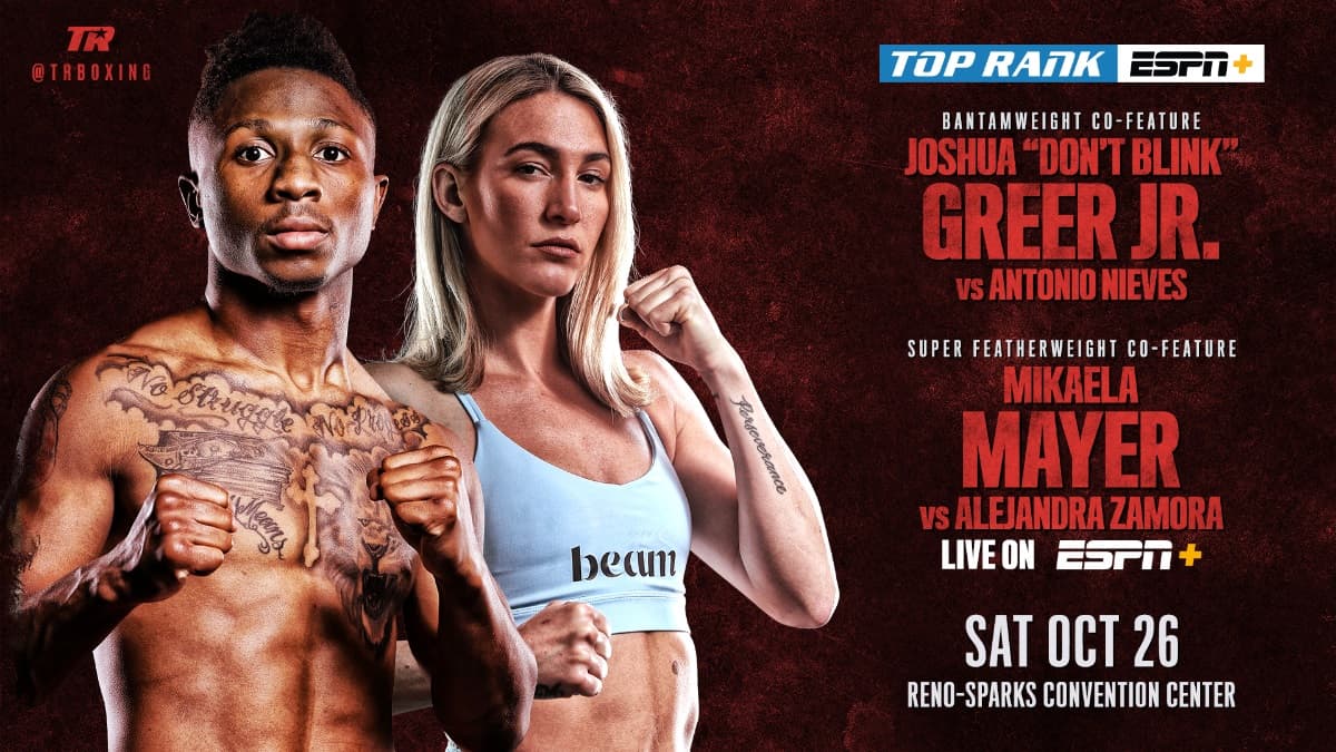 Joshua Greer Jr vs Antonio Nieves