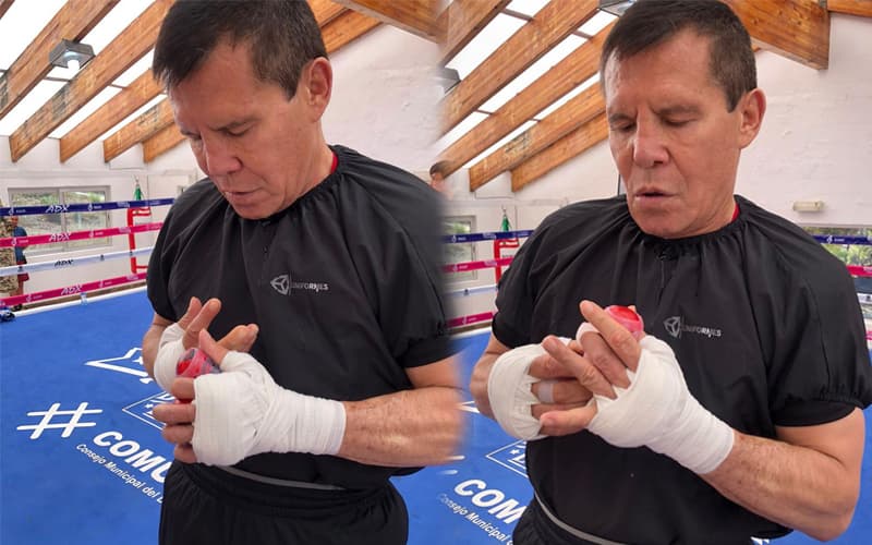 Julio Cesar Chavez Handwraps