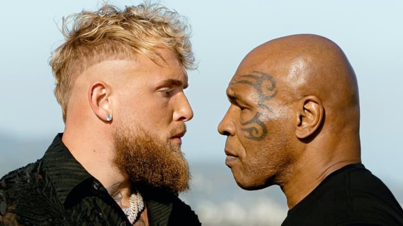 Jake Paul vs Mike Tyson Close Up