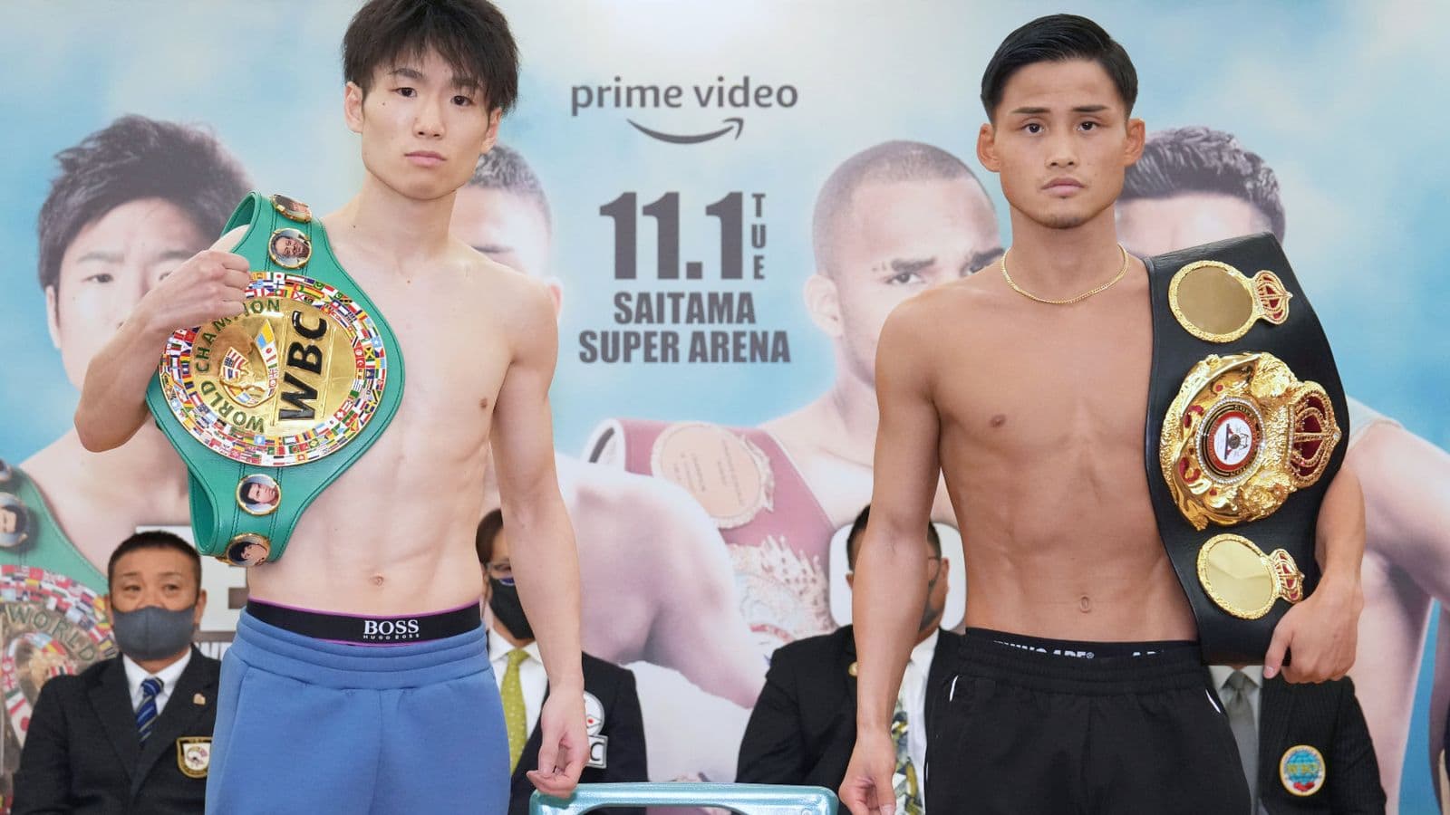 Kenshiro Teraji vs Hiroto Kyoguchi Weigh in