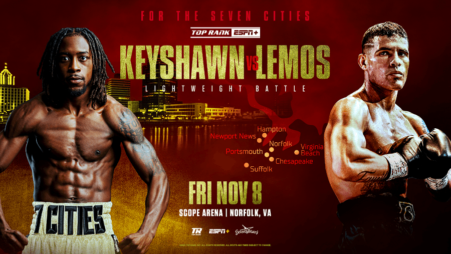 Keyshawn Davis vs Gustavo Lemos