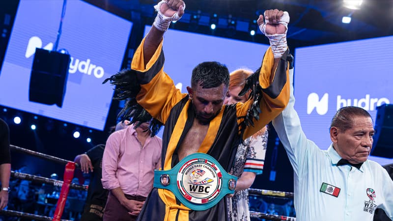 Khalid Nasser WBC Middle East Title