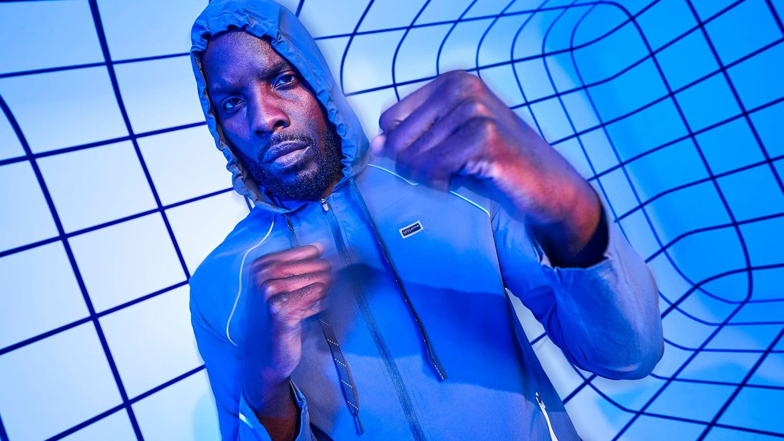 Lawrence Okolie Boohooman Blue Hoodie