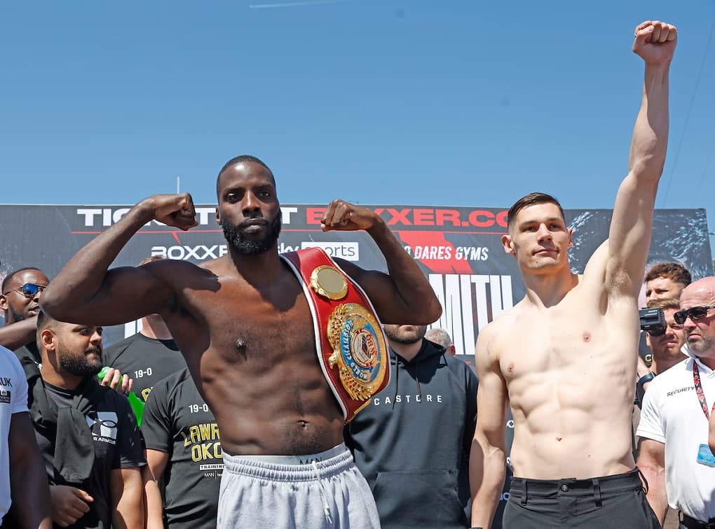 Lawrence Okolie vs Chris Billam Smith Weigh in