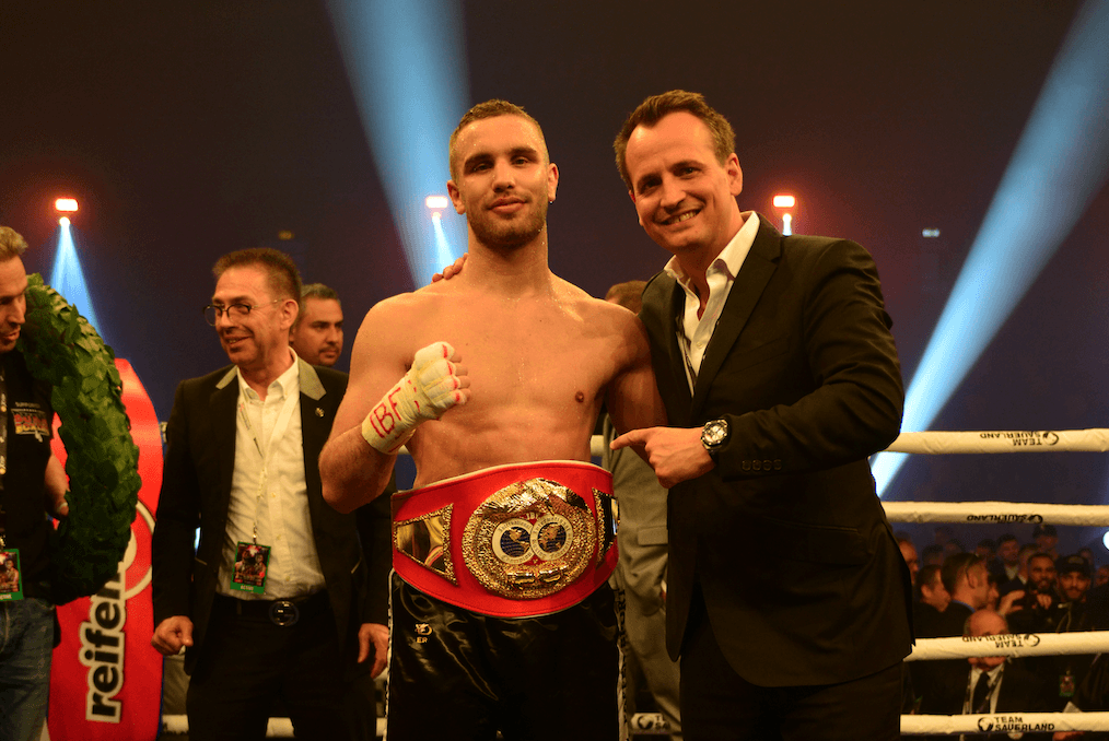 Leon Bunn IBF Belt