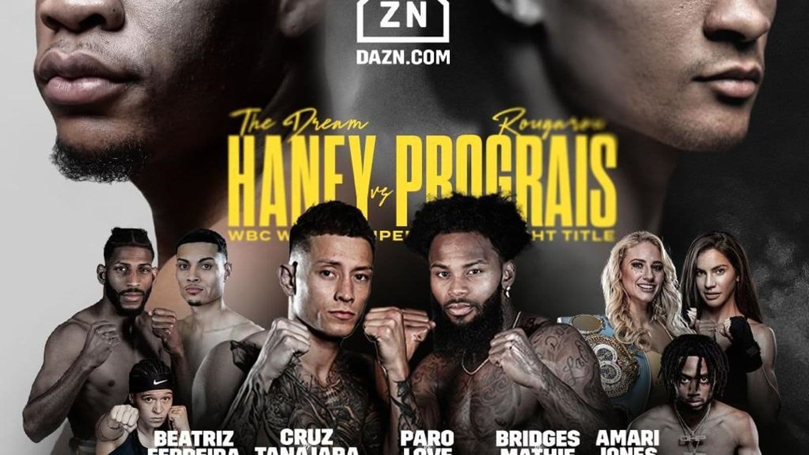 Devin Haney vs Regis Prograis Fight Poster