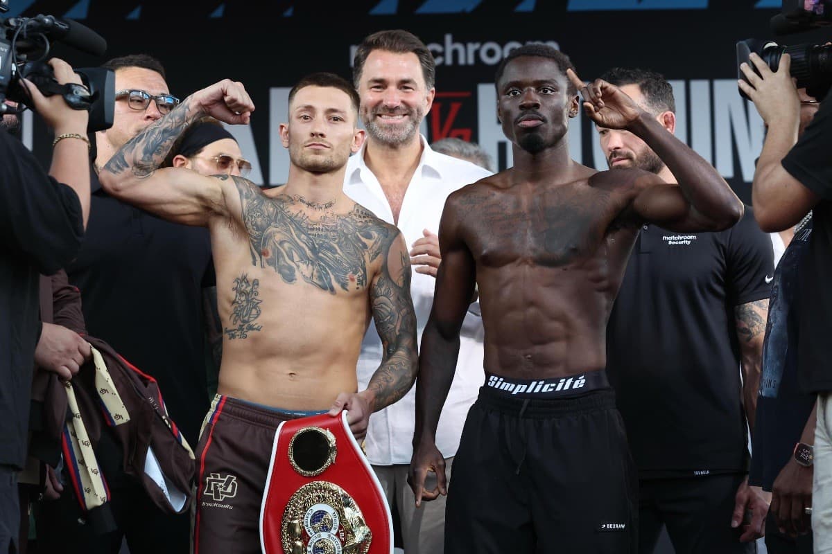 Liam Paro vs Richardson Hitchins Weighin