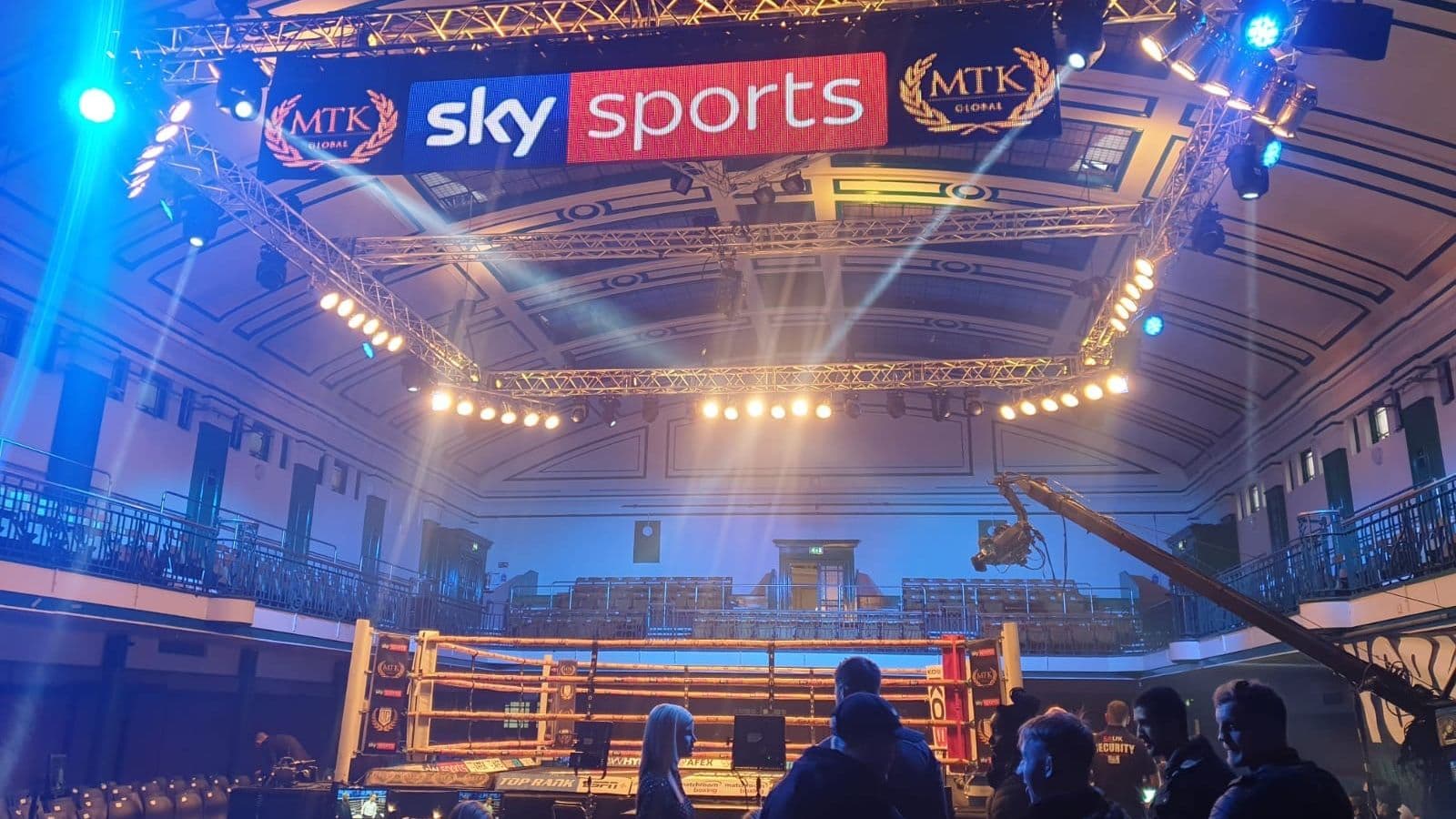 York Hall Sky Sports Mtk Show