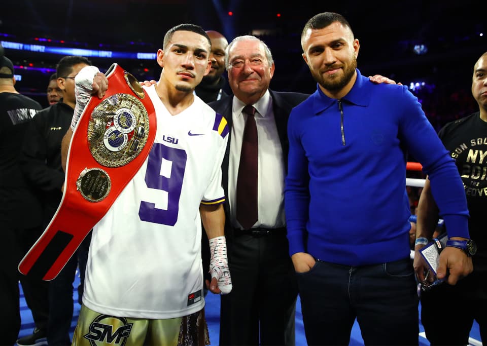 Teofimo Lopez Bob Arum Lomachenko