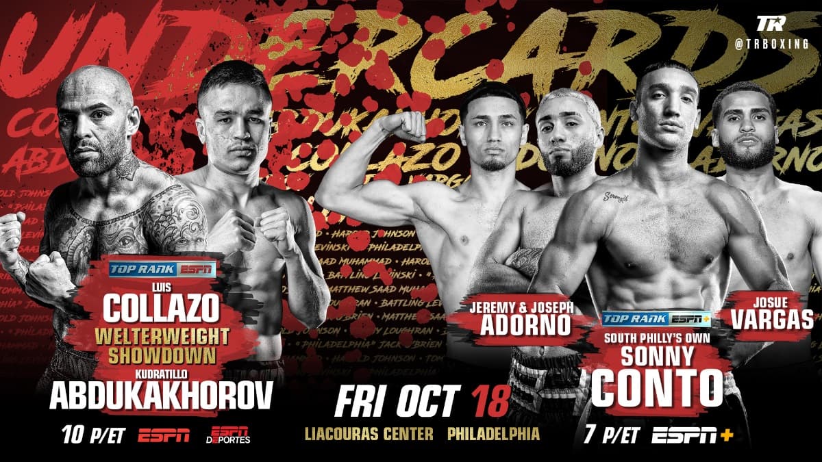 Luis Collazo vs Kudratillo Abdukakhorov