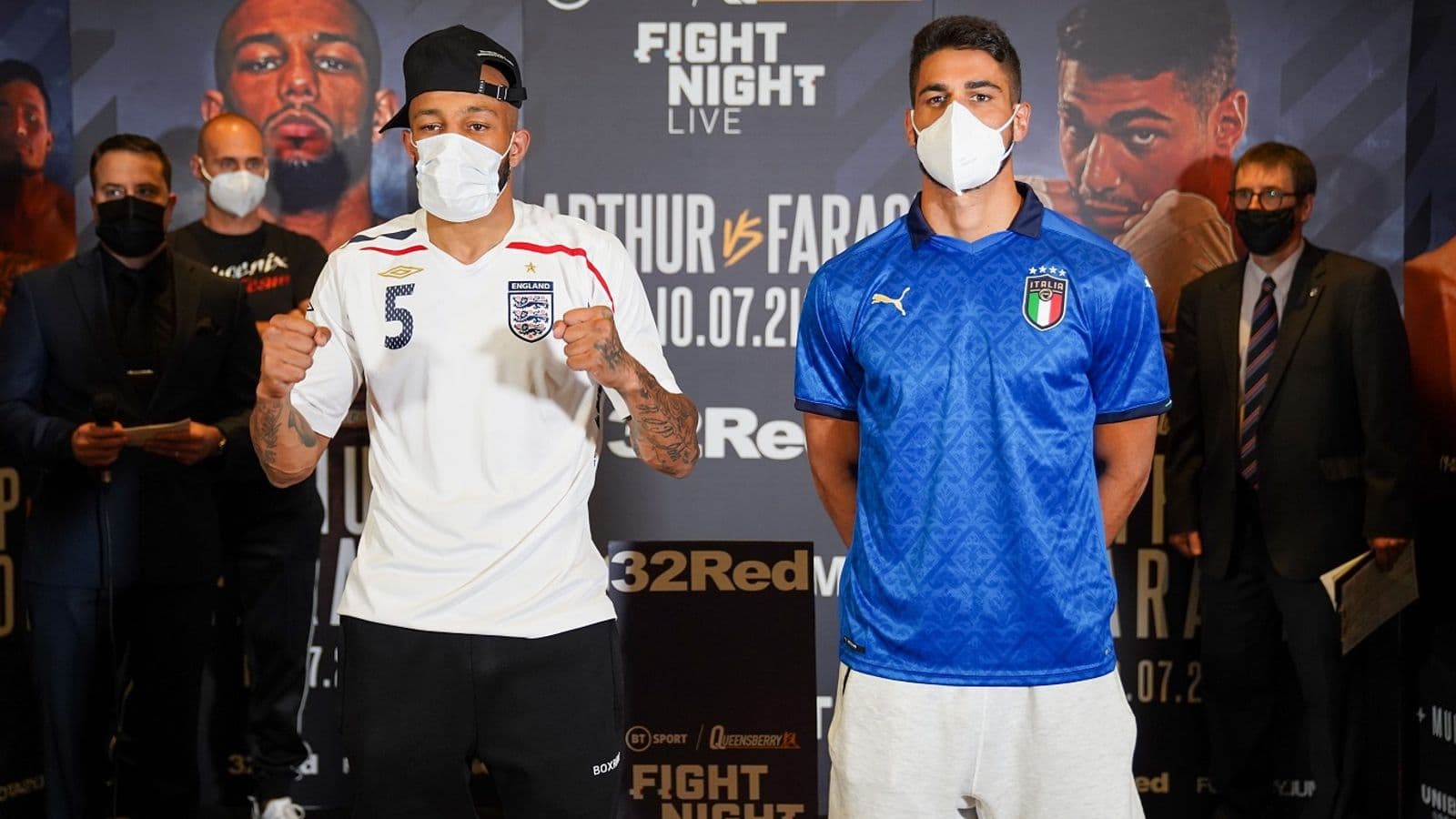 Lyndon Arthur vs Davide Faraci Weigh in