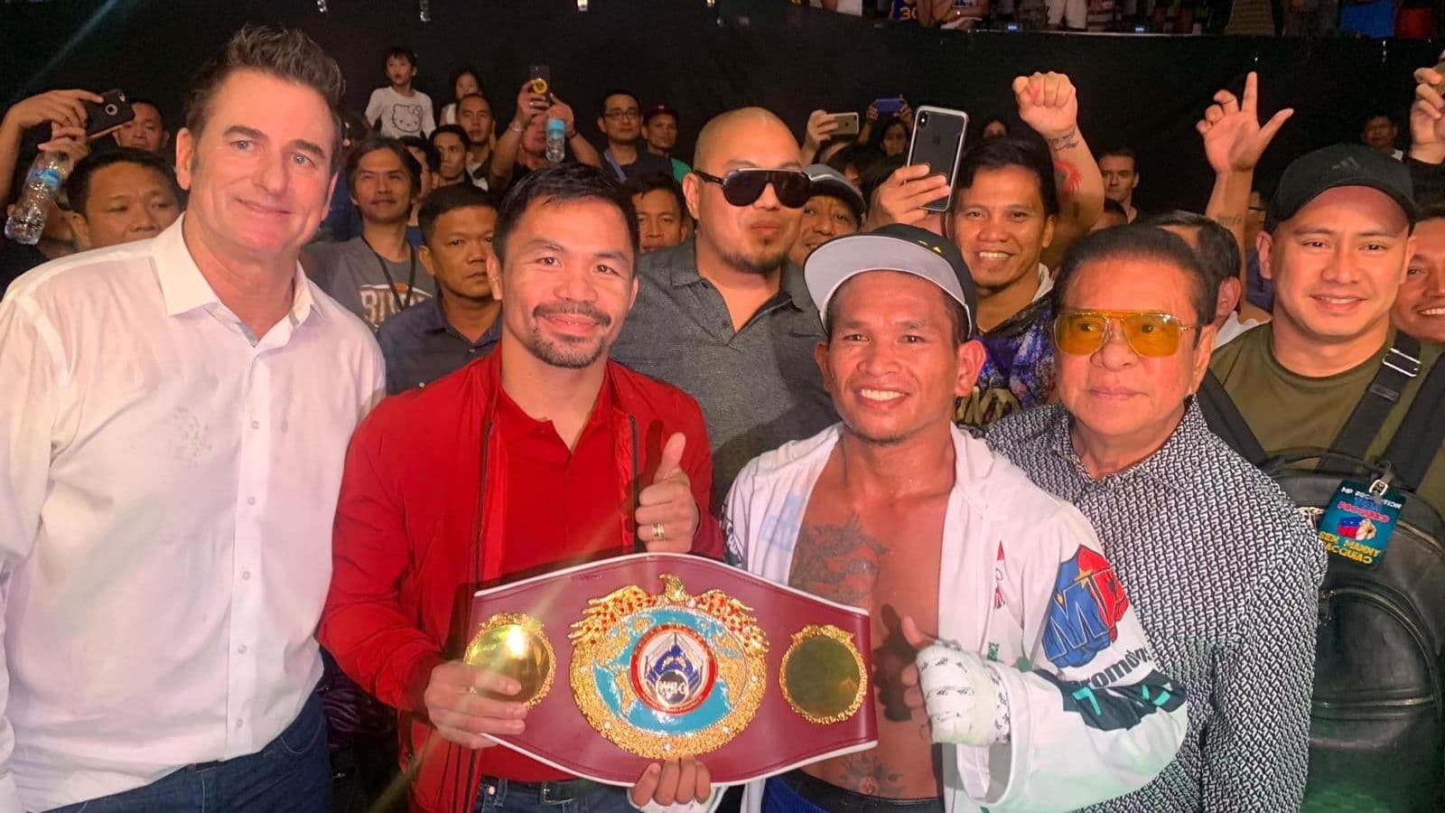 John Riel Casimero and Manny Pacquiao