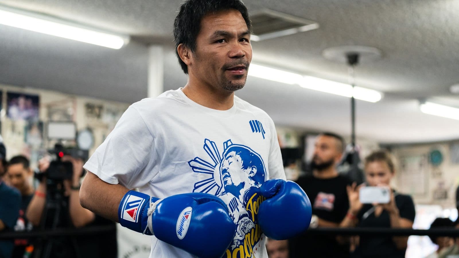 Manny Pacquiao Media Workout