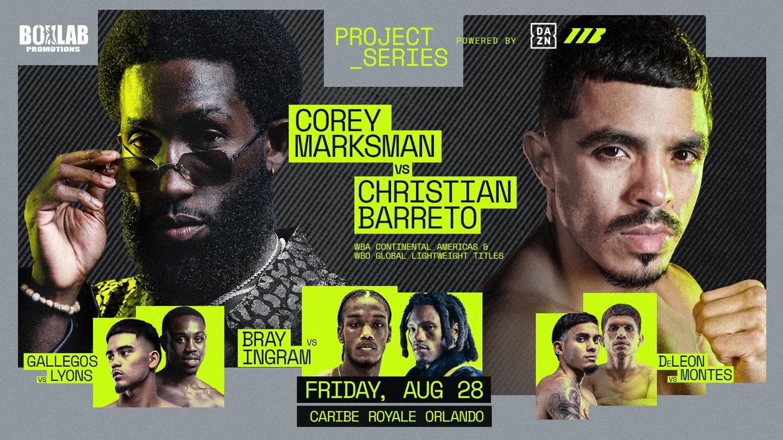 Corey Marksman vs Christian Barreto