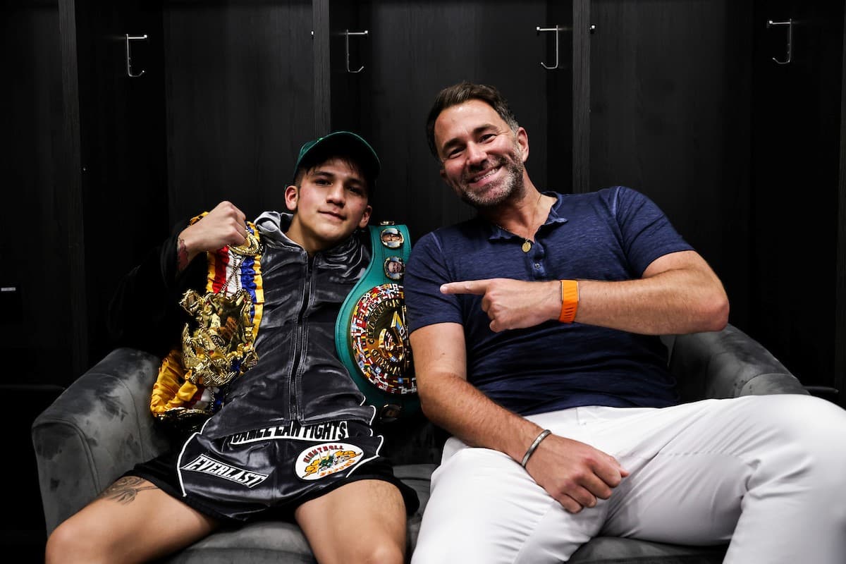 Jesse Rodriguez and Eddie Hearn