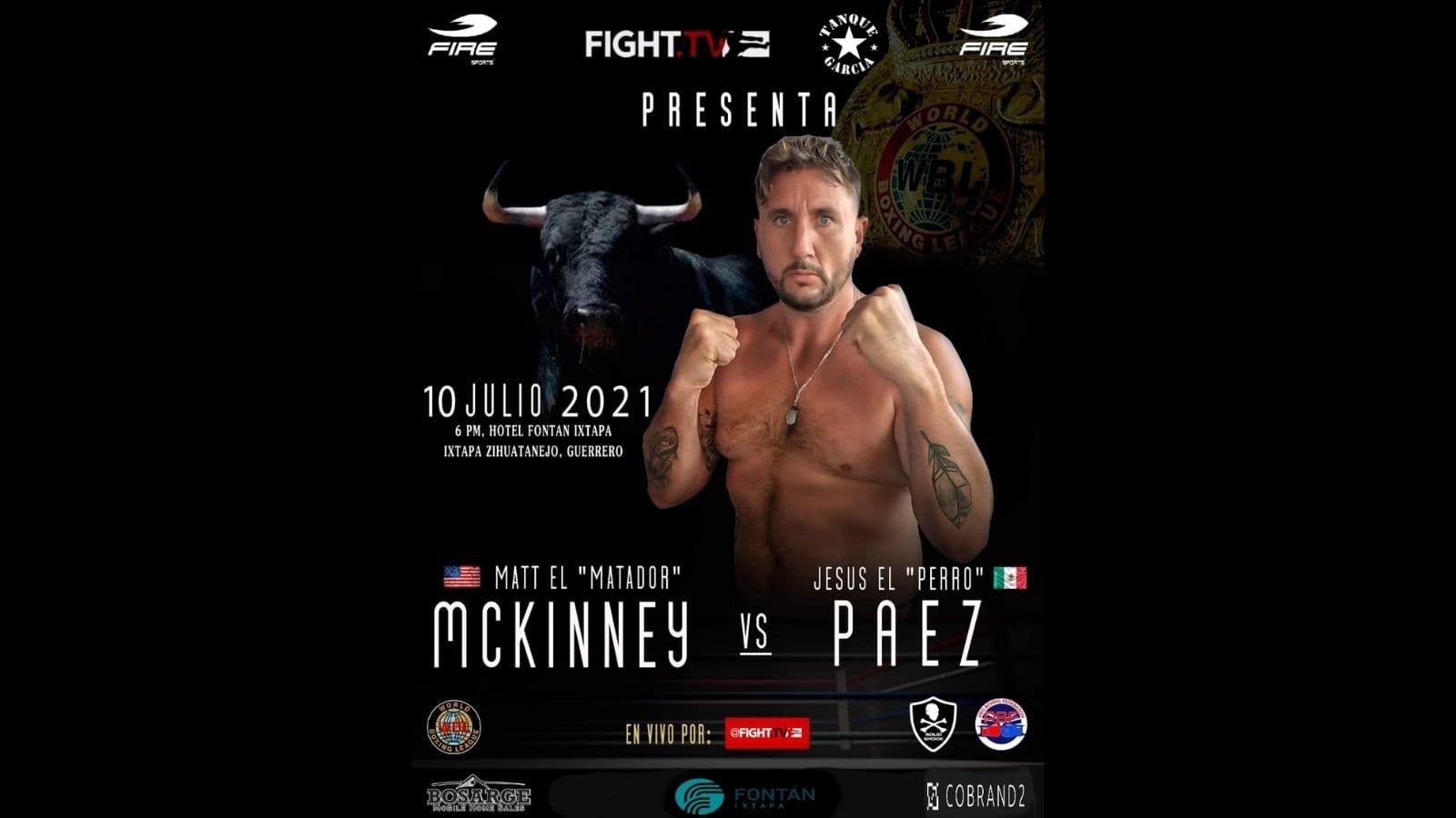 Matt Mckinney vs Jesus Paez