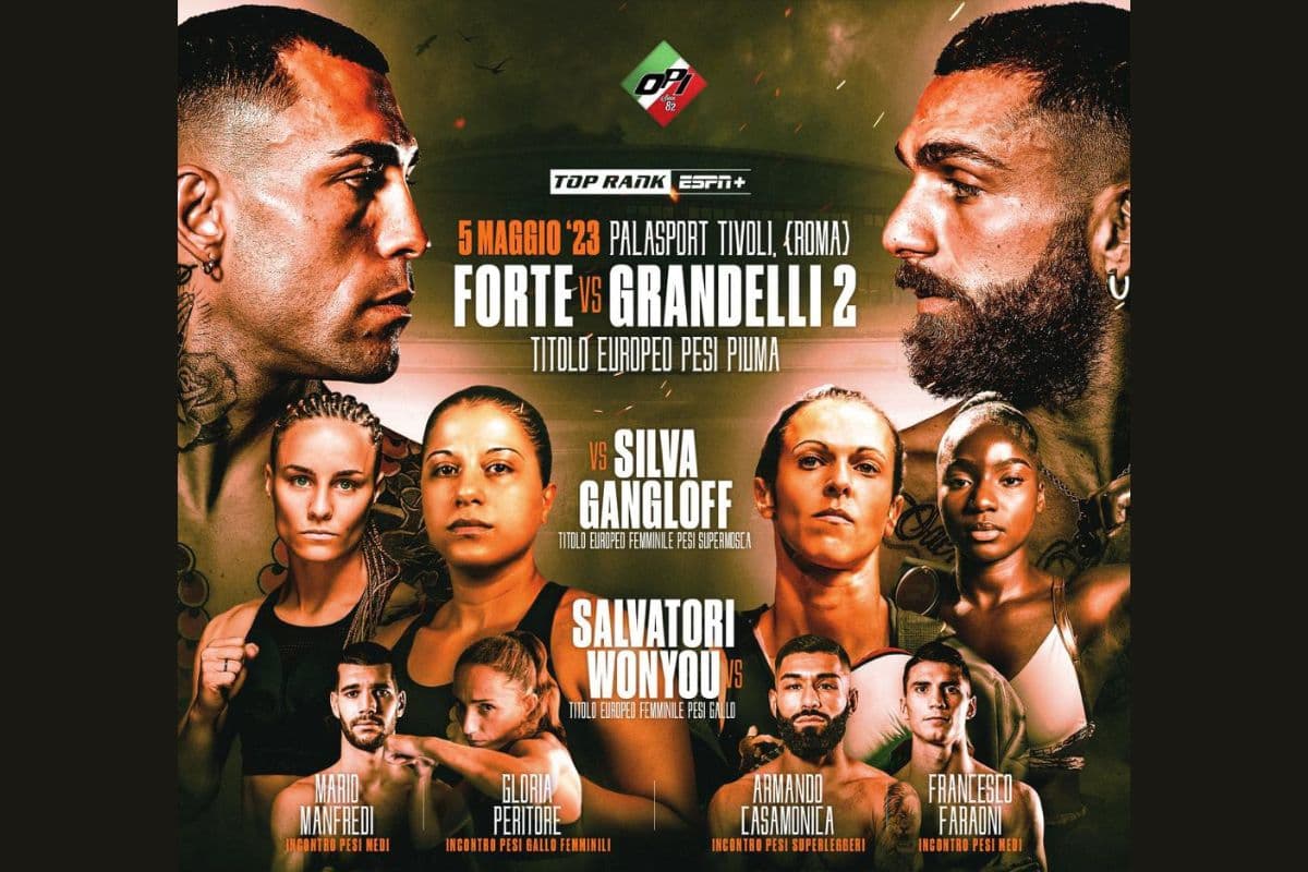 Mauro Forte vs Francesco Grandelli Fight Poster