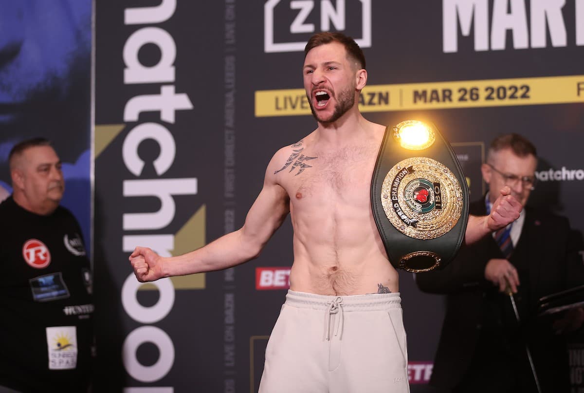 Maxi Hughes IBO Title at Weigh in
