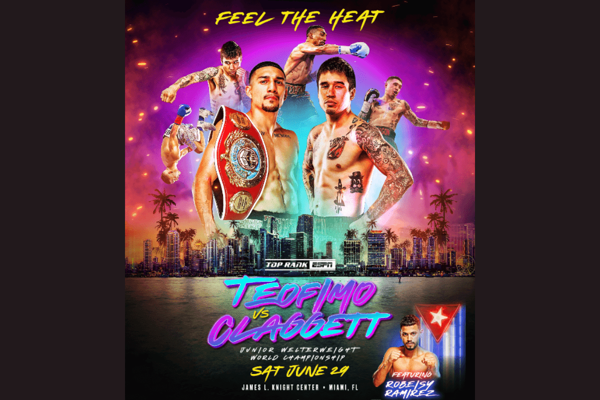 Teofimo Lopez vs Steve Claggett Wide