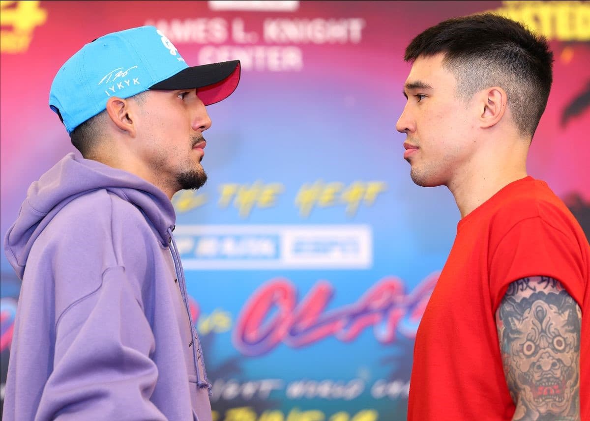 Teofimo Lopez vs Steve Claggett Faceoff