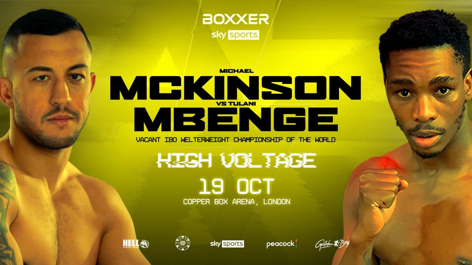Michael Mckinson vs Tulani Mbenge