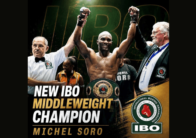 Michel Soro crowned IBO World middleweight champion