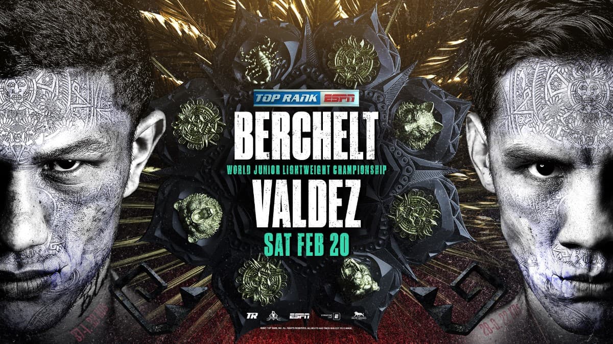 Miguel Berchelt vs Oscar Valdez Espn Fight Poster