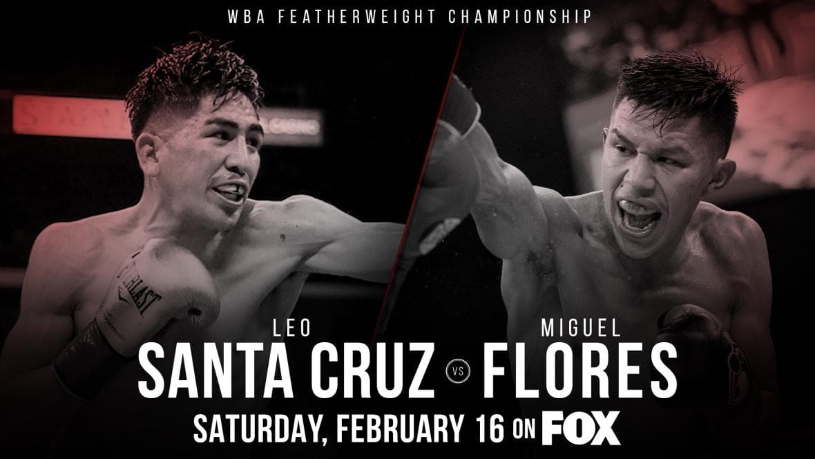 Leo Santa Cruz vs Miguel Flores