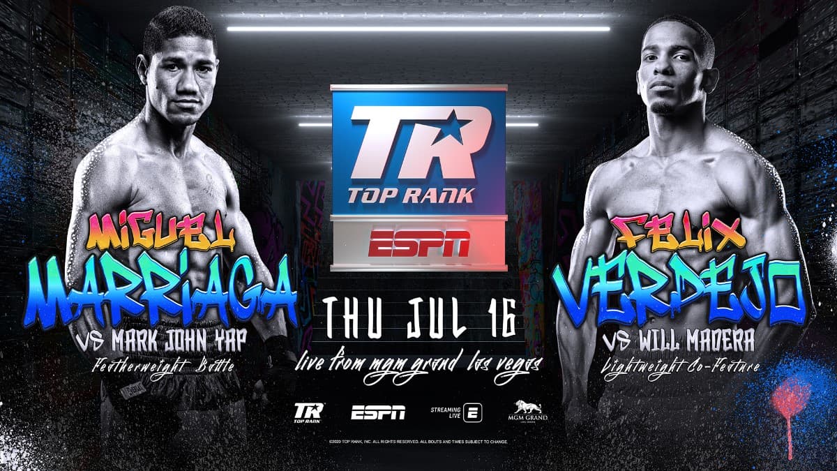 Miguel Marriaga vs Mark John Yap and Felix Verdejo vs Will Madera