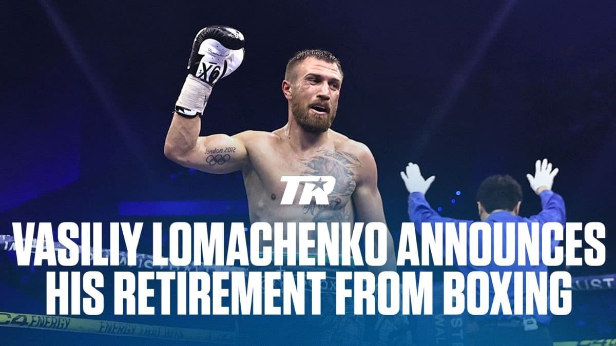 Vasiliy Lomachenko Retires
