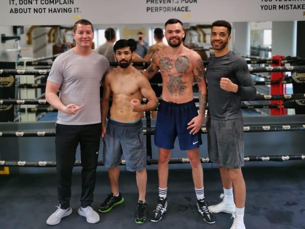 Muhammad Waseem With Danny Vaughan