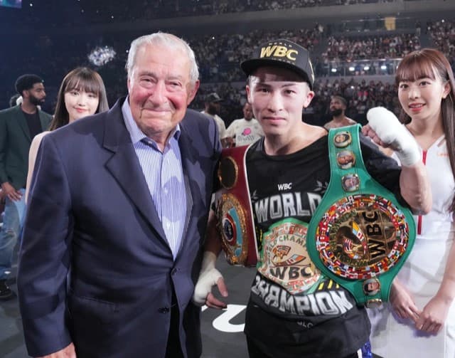 Naoya Inoue and Bob Arum