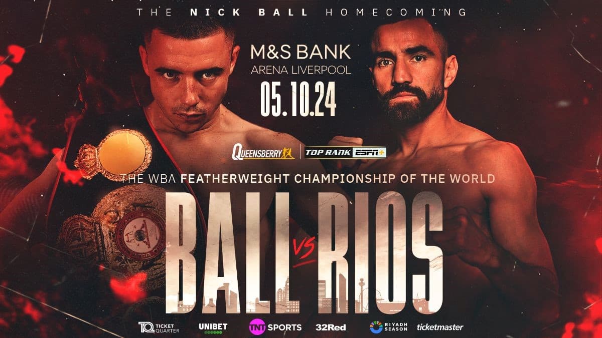 Nick Ball vs Ronny Rios Fight Poster