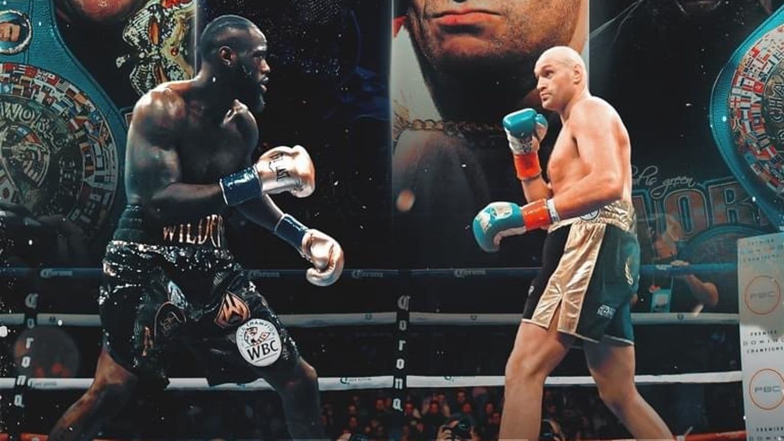Tyson Fury vs Deontay Wilder 3 Fight Poster Square