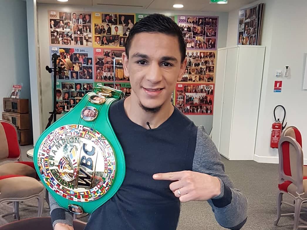 Nordine Oubaali WBC Belt