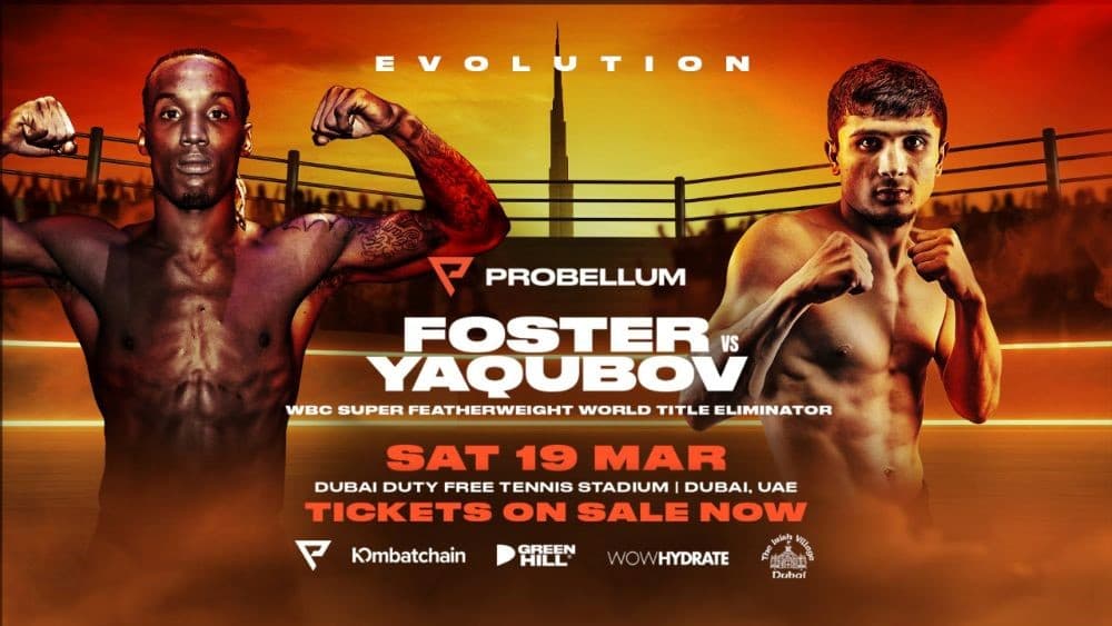 O Shaquie Foster vs Muhammadkhuja Yaqubov