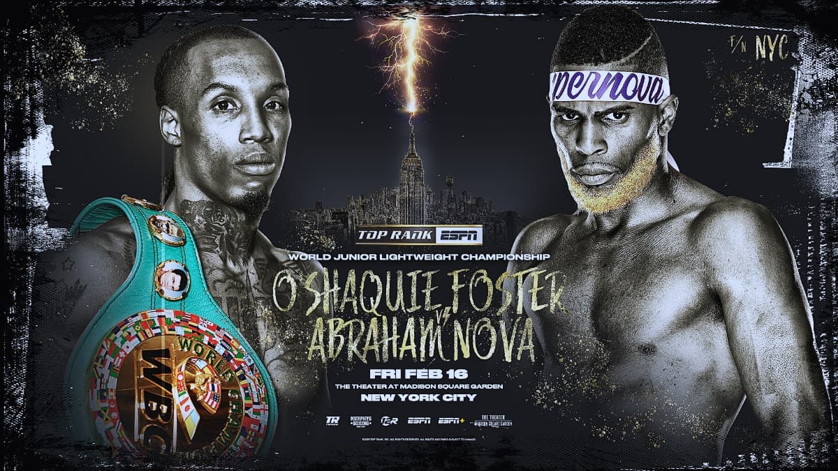 Oshaquie Foster vs Abraham Nova
