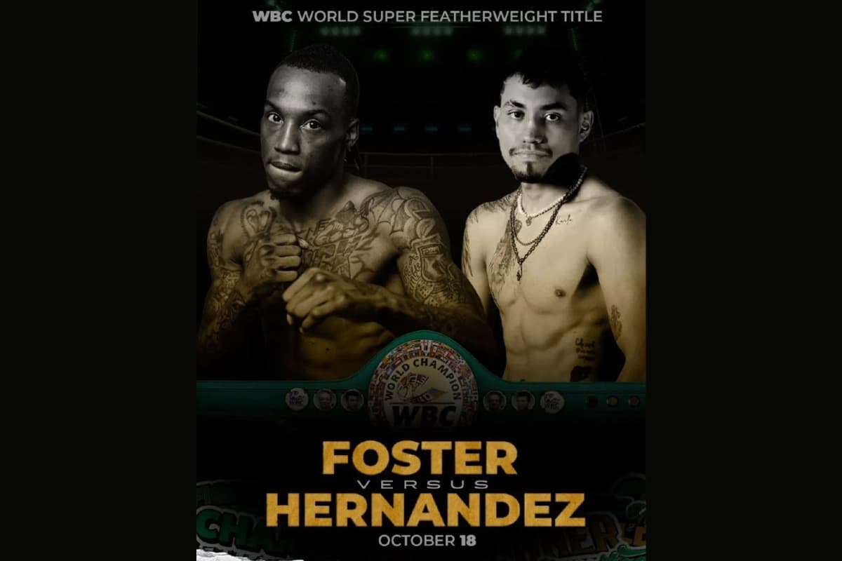 Oshaquie Foster vs Eduardo Hernandez WBC Poster