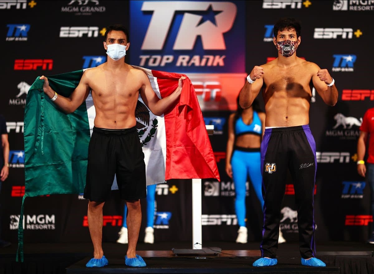 Jose Zepeda vs Kendo Castaneda Weigh in