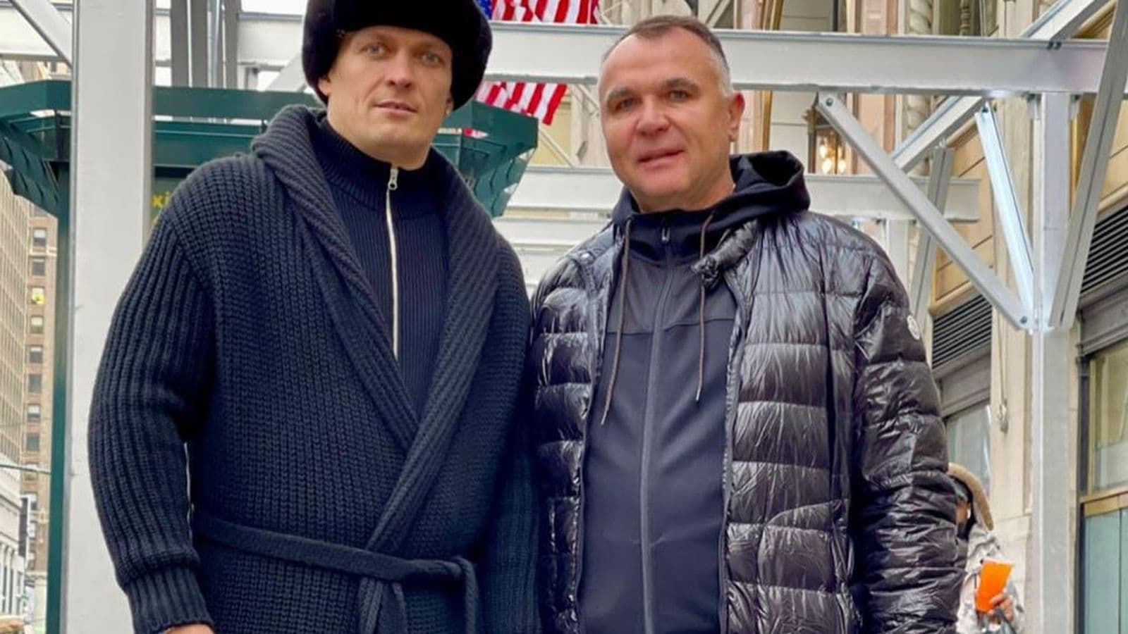 Egis Klimas and Oleksandr Usyk