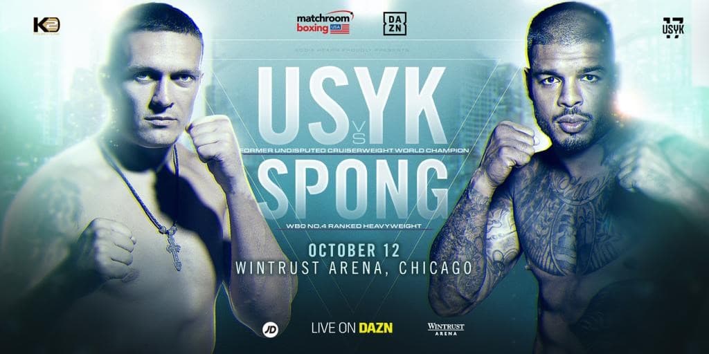 Oleksandr Usyk vs Tyrone Spong