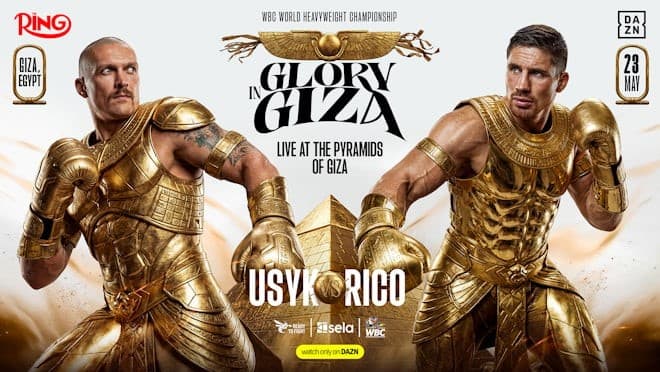 Oleksandr Usyk vs Rico Verhoeven Fight Poster
