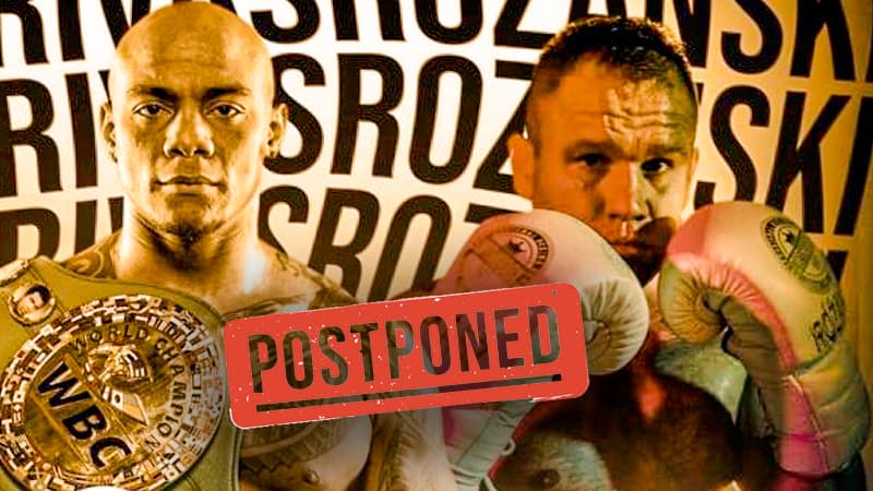 Oscar Rivas vs Ryan Rozicki Postponed