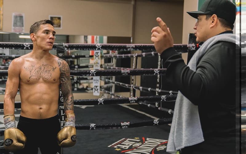 Oscar Valdez Gym Gold Gloves