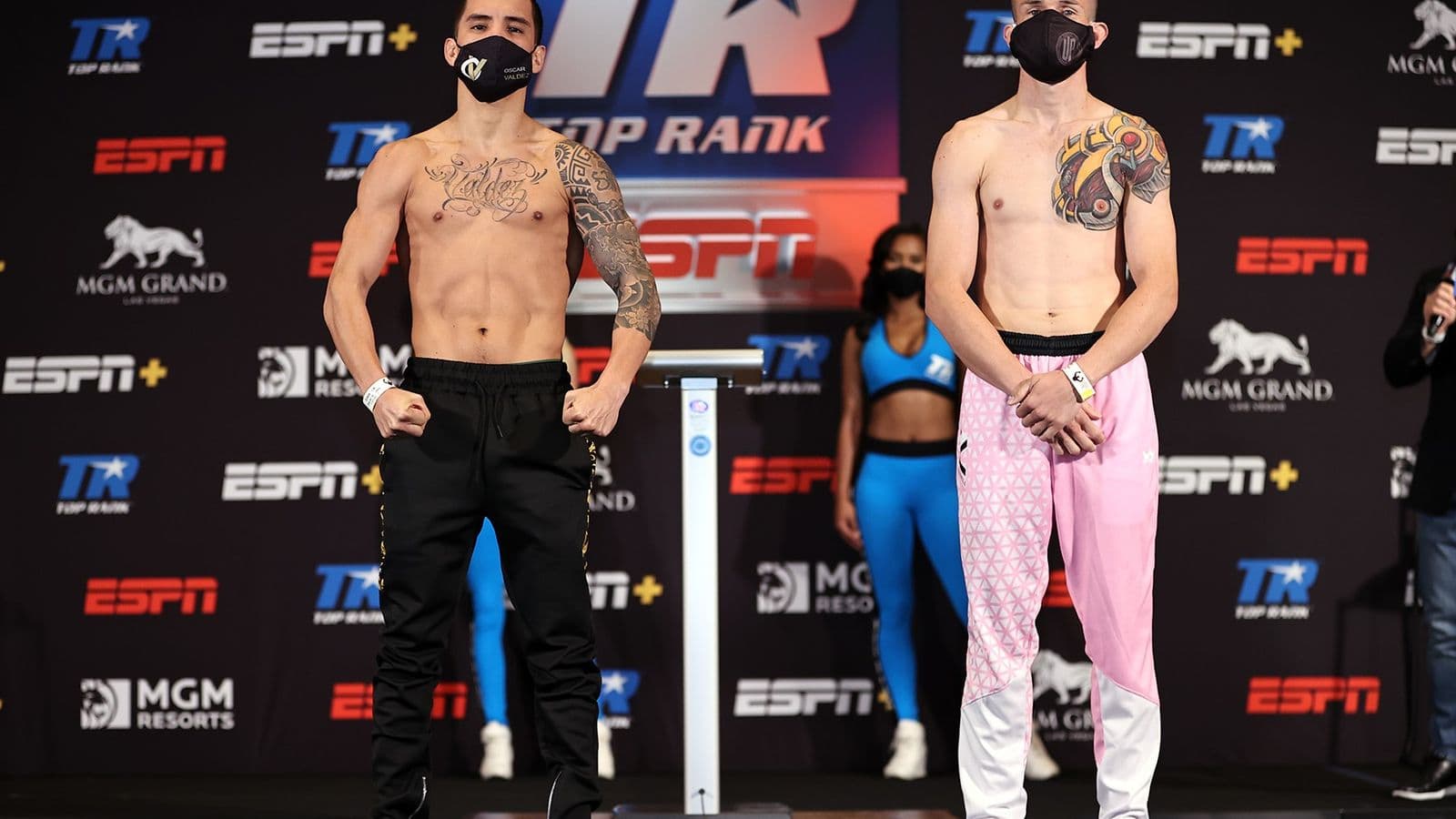 Oscar Valdez vs Jayson Velez Weigh in