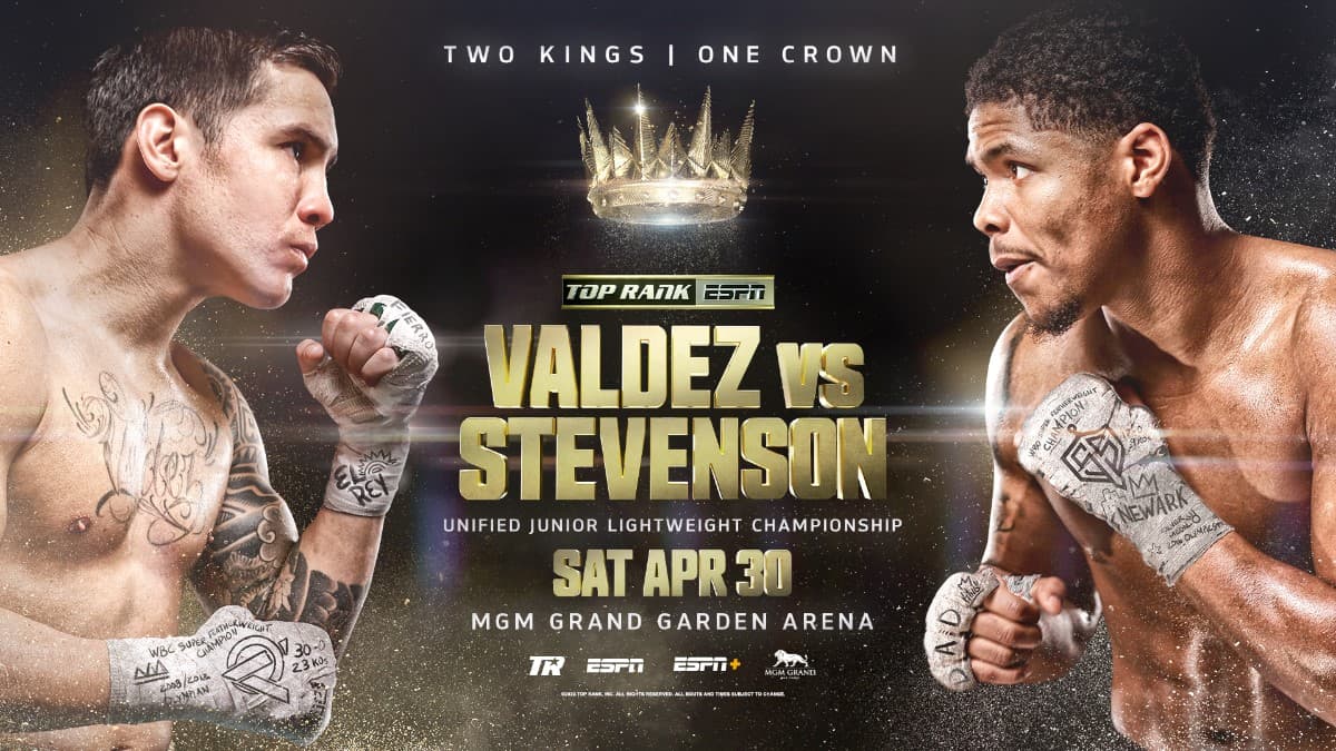Oscar Valdez vs Shakur Stevenson Fight Poster