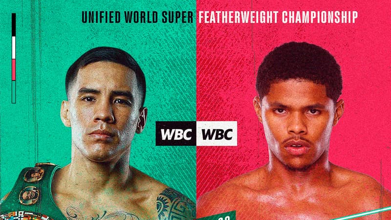 Oscar Valdez vs Shakur Stevenson WBC Poster