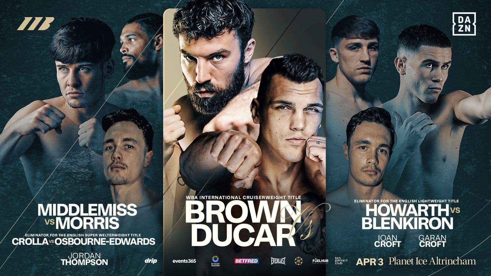 Pat Brown vs Vasil Ducar Fight Poster