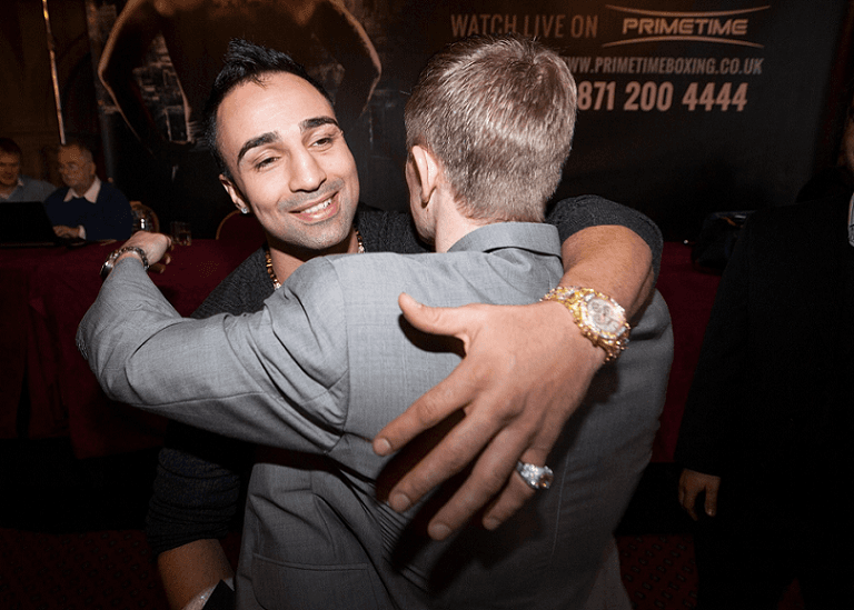 Paulie Malignaggi and Ricky Hatton